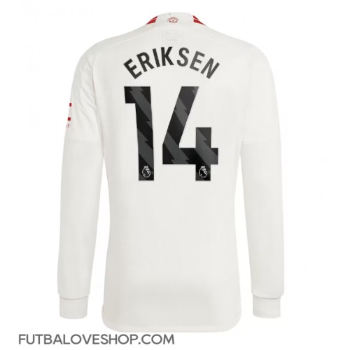 Dres Manchester United Christian Eriksen #14 Tretina 2023-24 Dlhy Rukáv